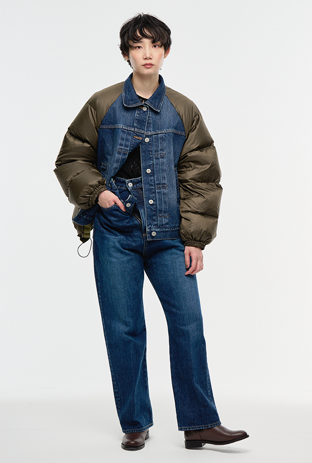 P/W DENIM DOWN JK