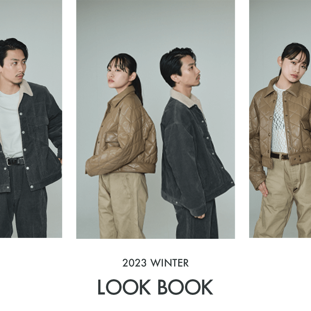 2023 WINTER Collection LookBook | 岡山デニム通販のRipo trenta anni 