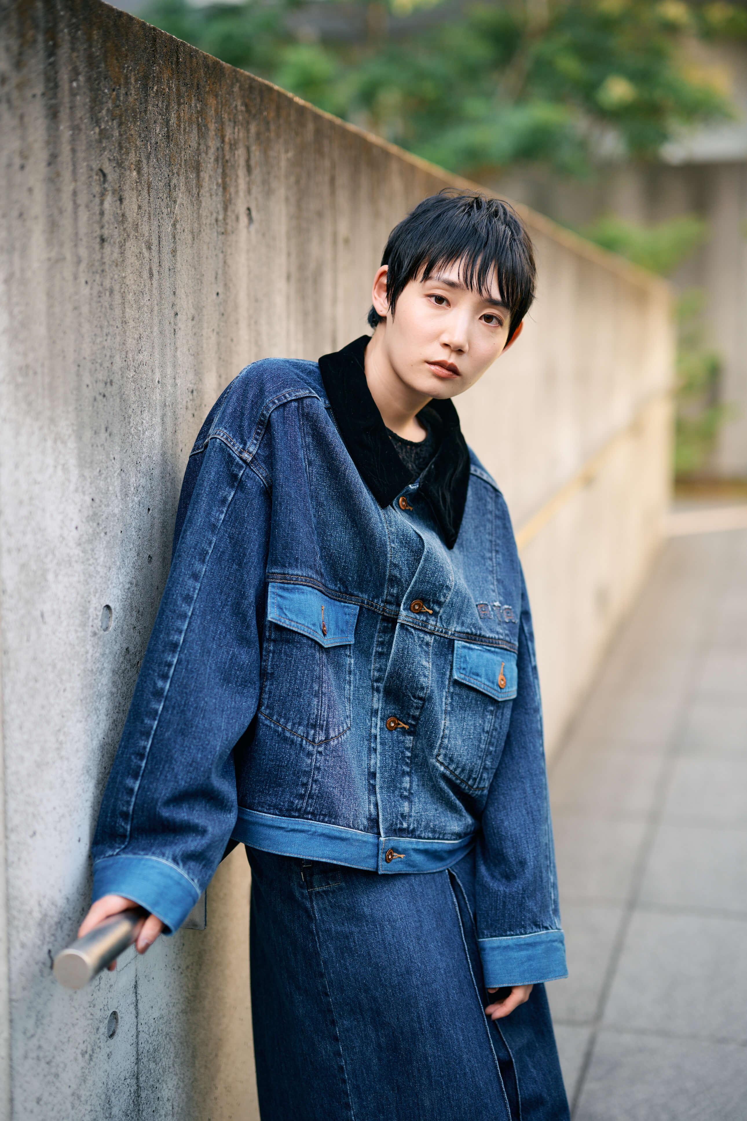 P/W SHORT DENIM JK