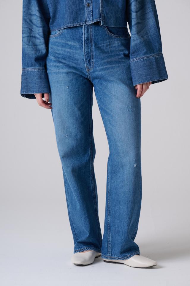 HIGH RISE LOOSE DENIM PT