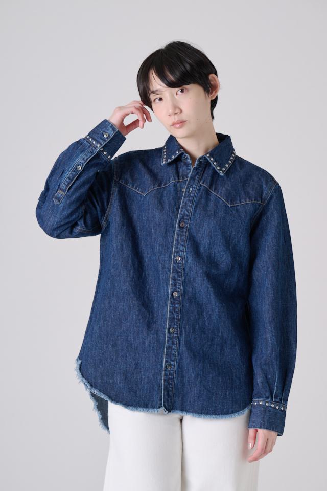 STUDS DENIM SHIRTS