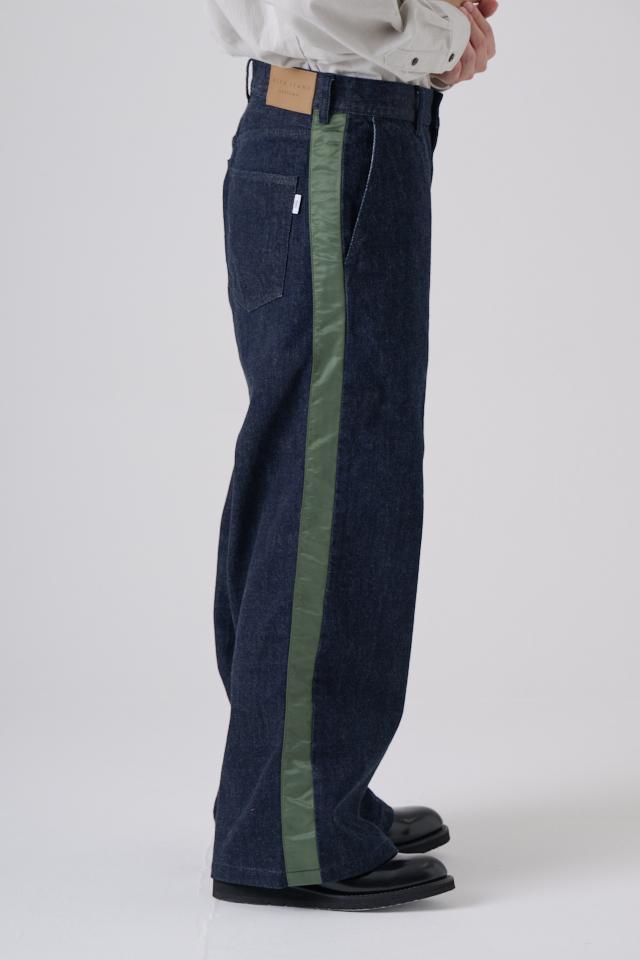 SIDE LINE DENIM TROUSER