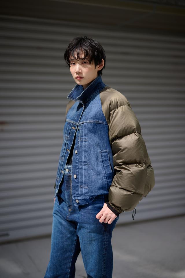 P/W DENIM DOWN JK