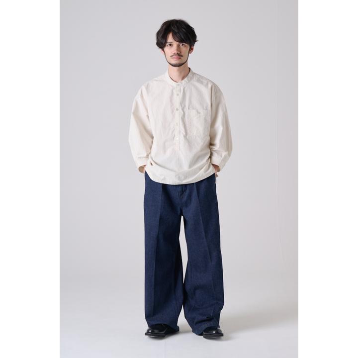 2 TUCK WIDE DENIM TROUSER