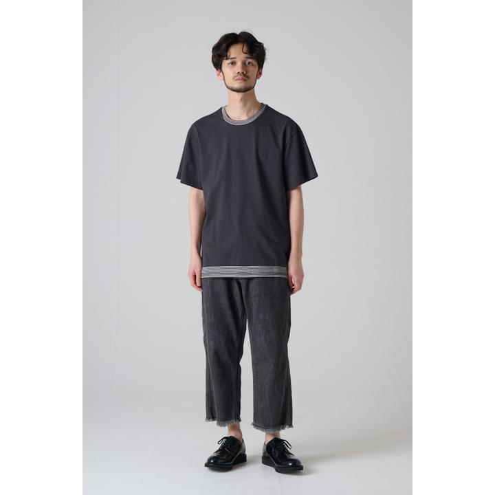 BORDER NECK TEE