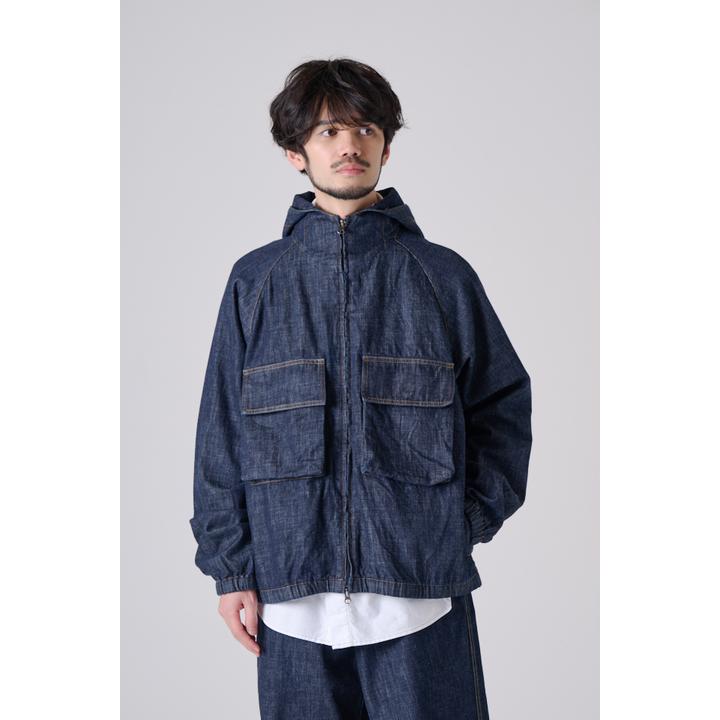 HOODED DENIM BROUSON