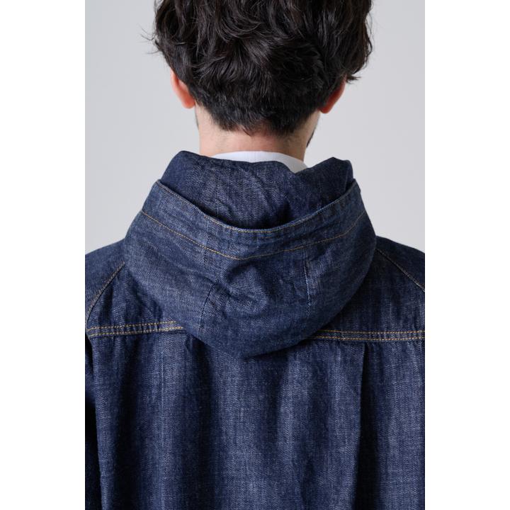 HOODED DENIM BROUSON