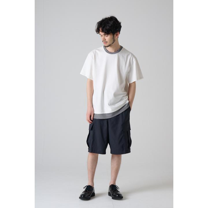 BORDER NECK TEE