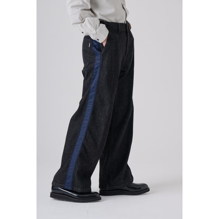 SIDE LINE DENIM TROUSER