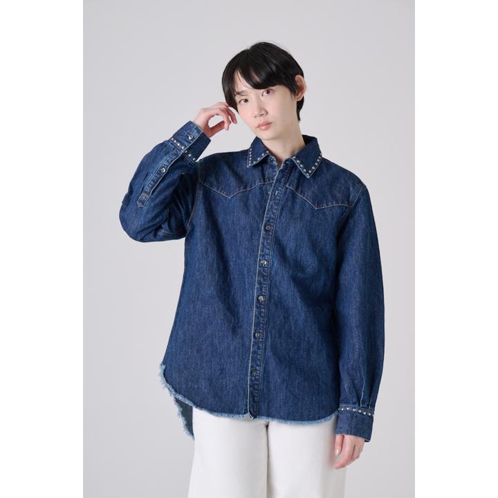 STUDS DENIM SHIRTS