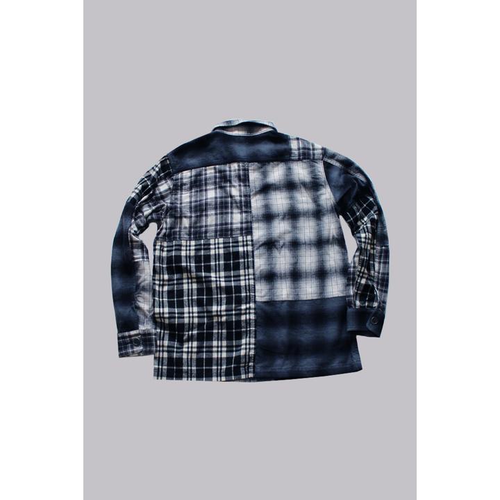 PATCHWORK FLANNEL SHIRT