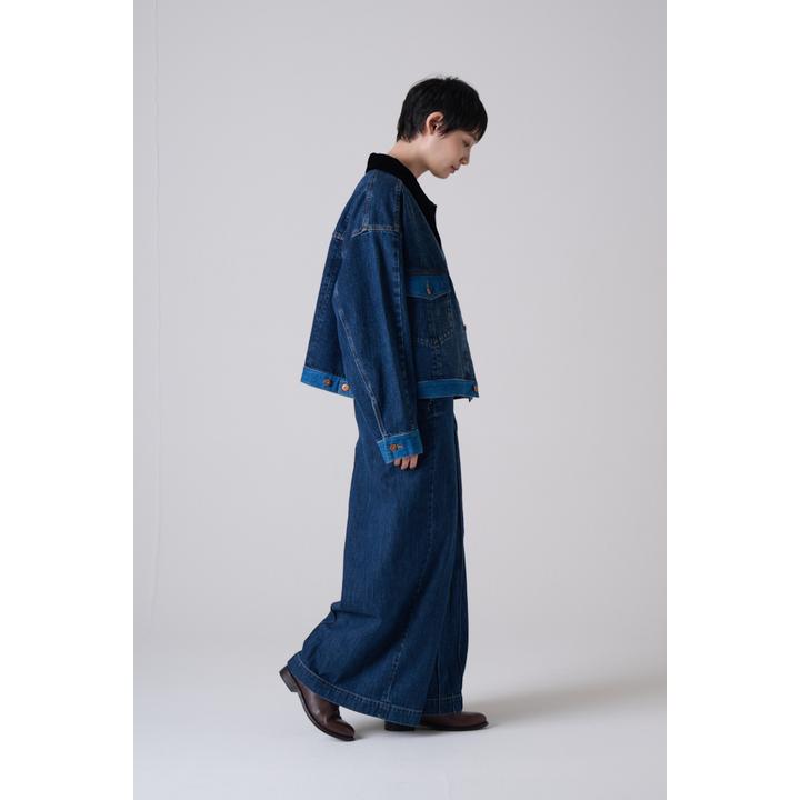 SAILOR CULOTTES WIDE DENIM PT