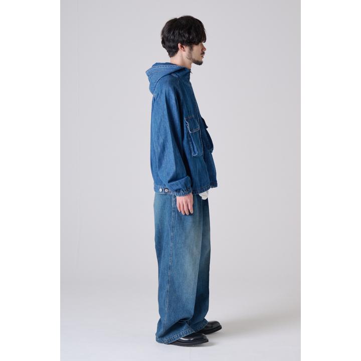 HOODED DENIM BROUSON