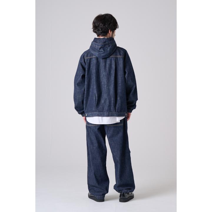 HOODED DENIM BROUSON