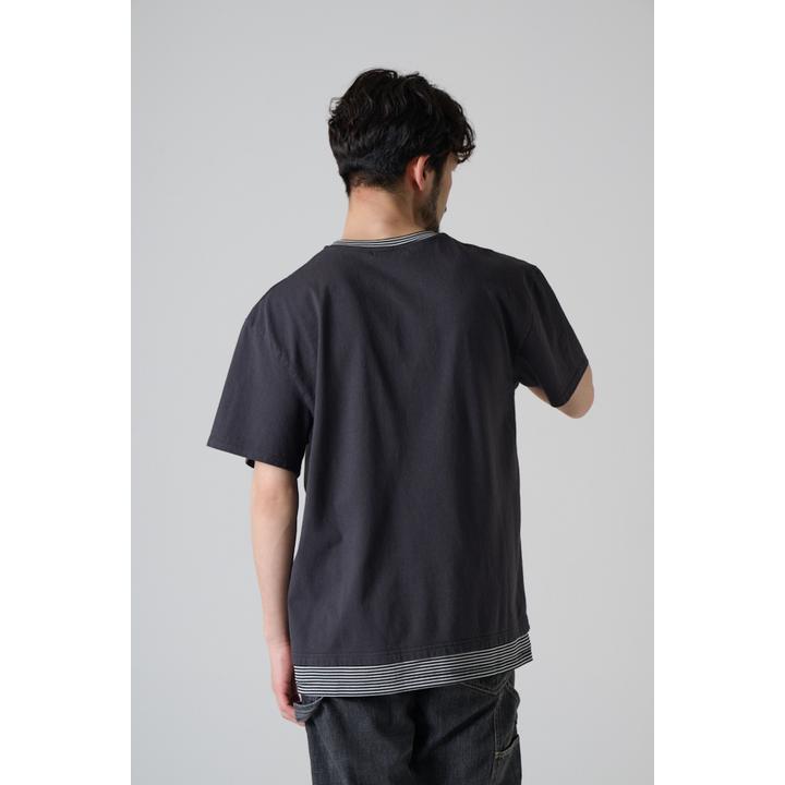 BORDER NECK TEE