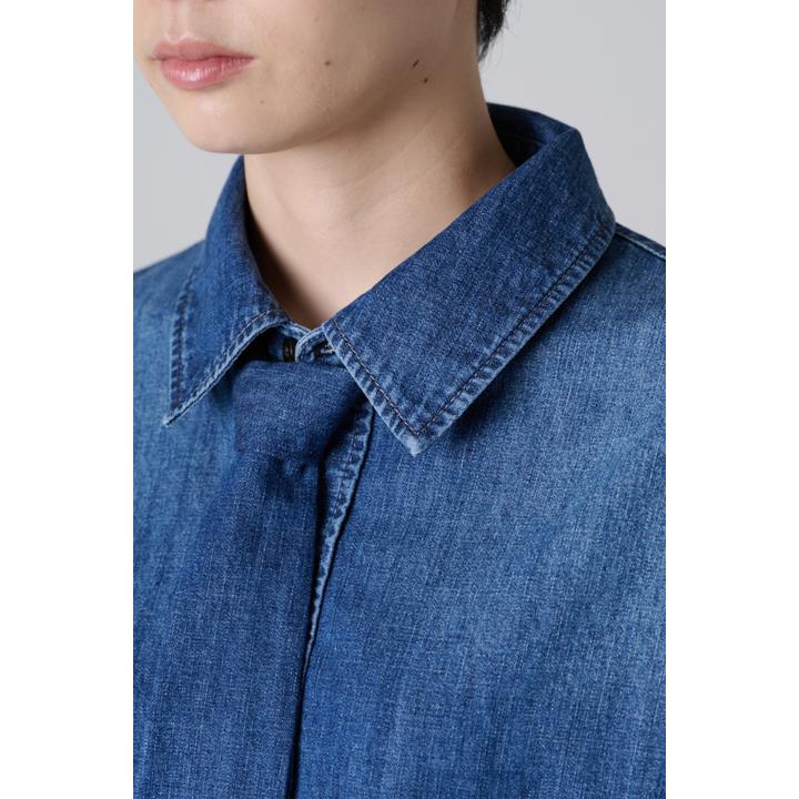 DENIM NECK-TIE SH