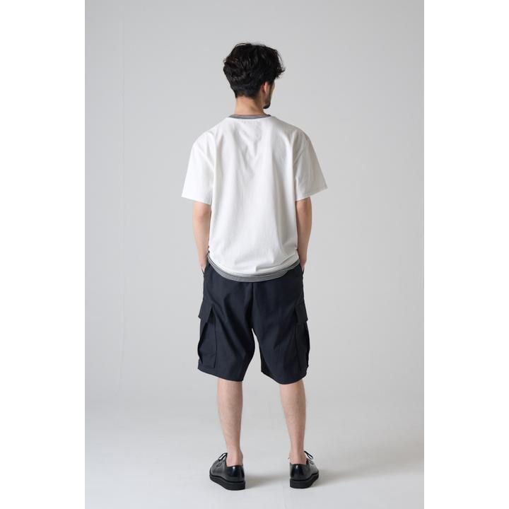 BORDER NECK TEE