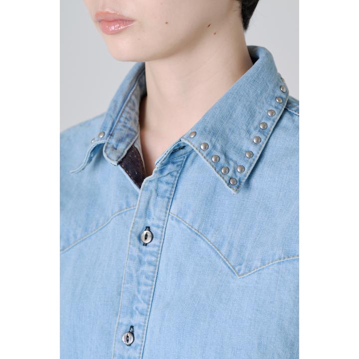 STUDS DENIM SHIRTS