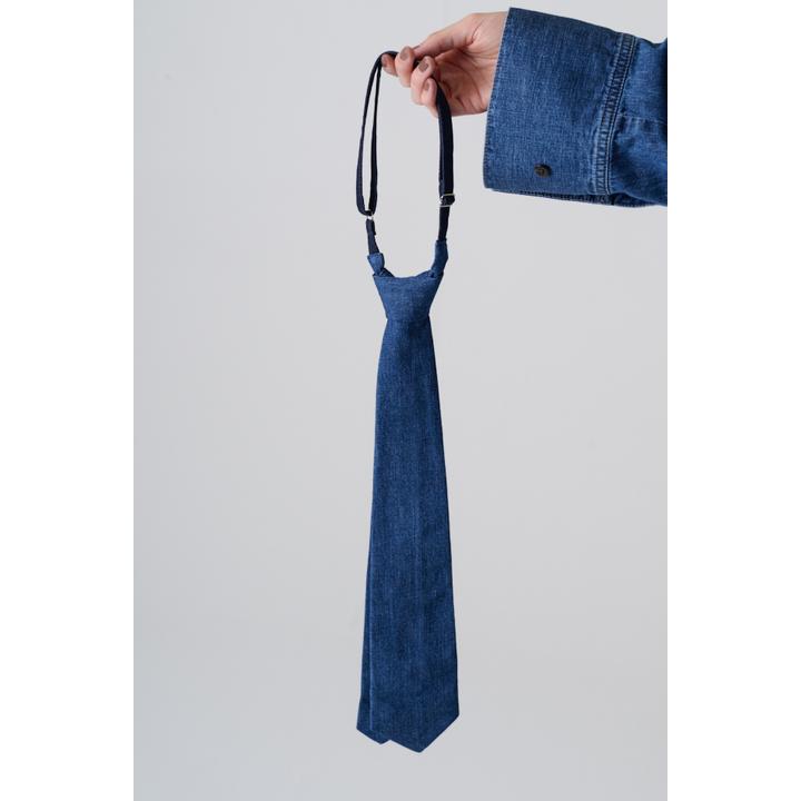 DENIM NECK-TIE SH