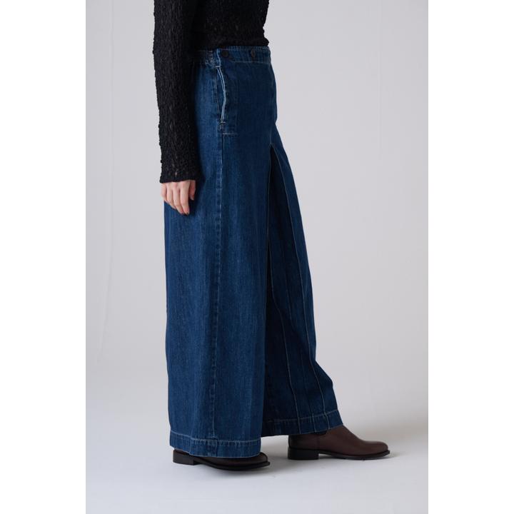 SAILOR CULOTTES WIDE DENIM PT