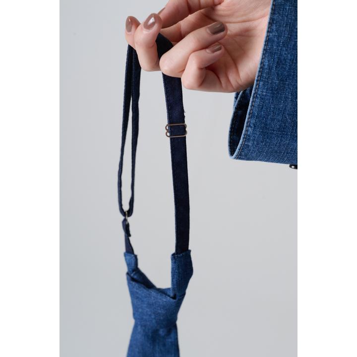 DENIM NECK-TIE SH