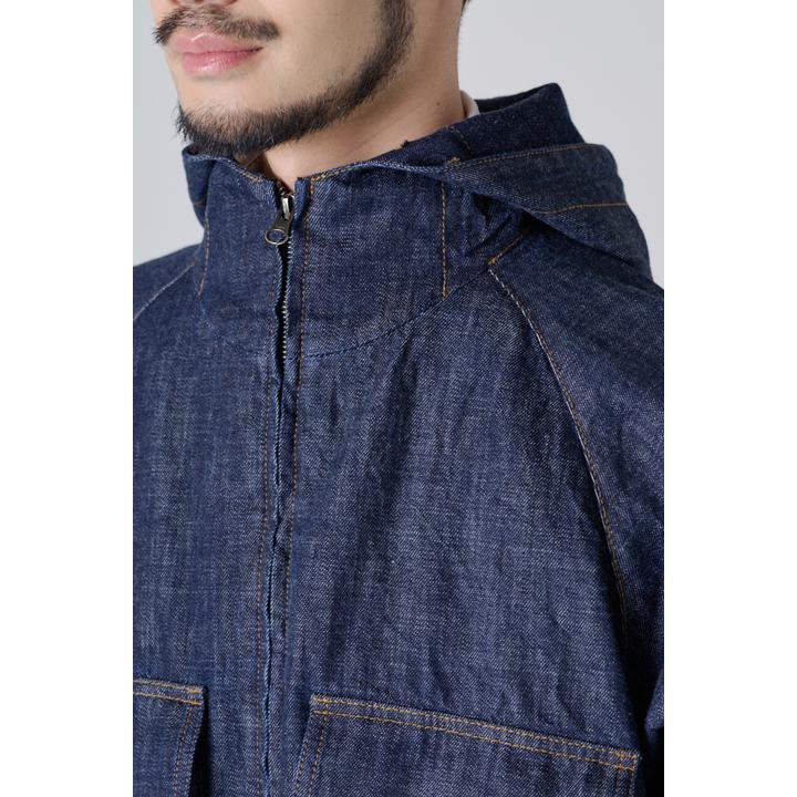 HOODED DENIM BROUSON