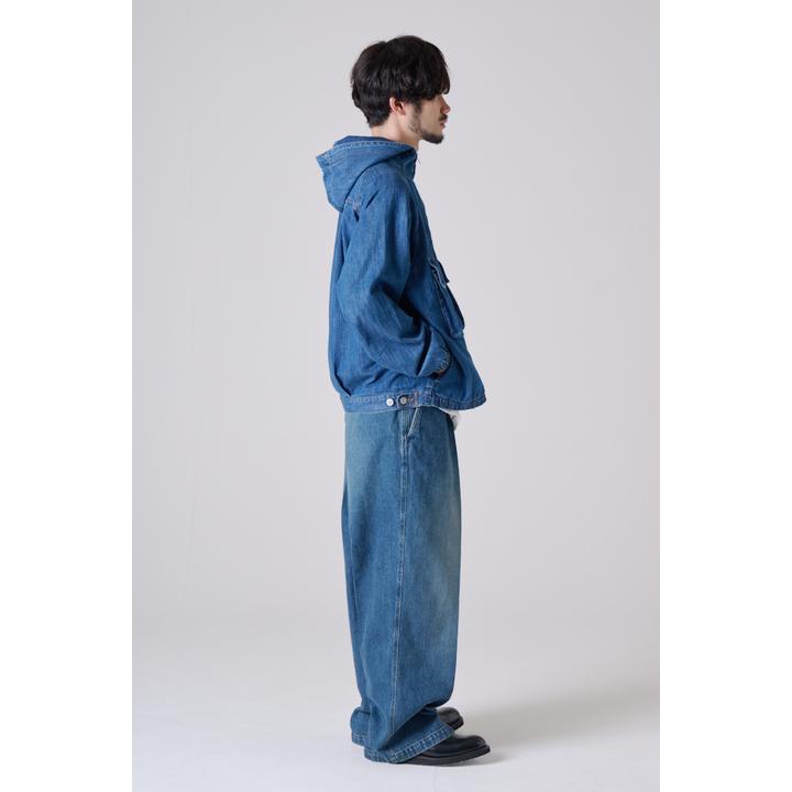 2 TUCK WIDE DENIM TROUSER