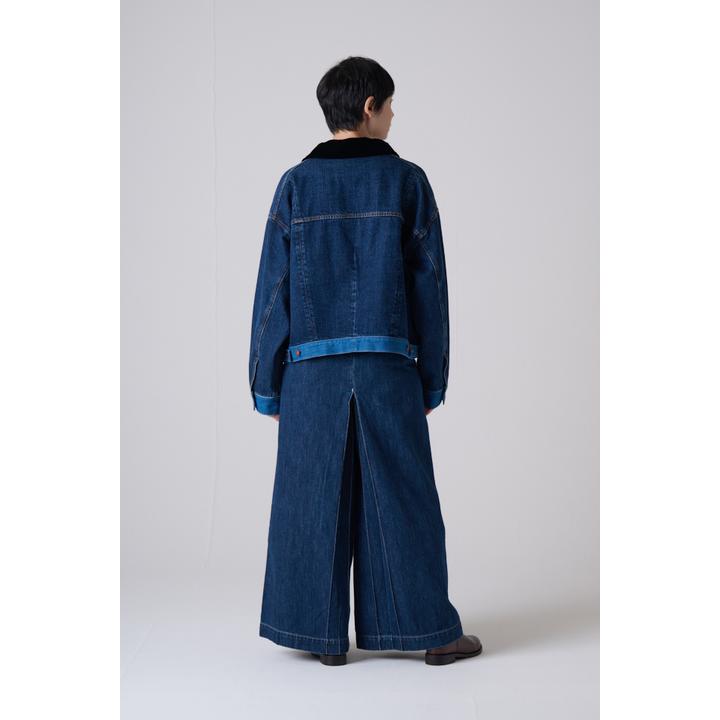 SAILOR CULOTTES WIDE DENIM PT