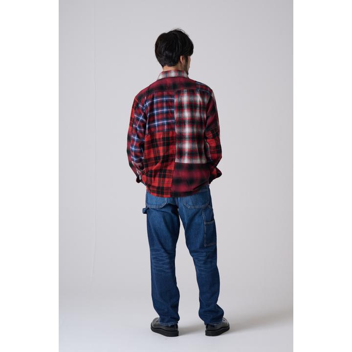 PATCHWORK FLANNEL SHIRT