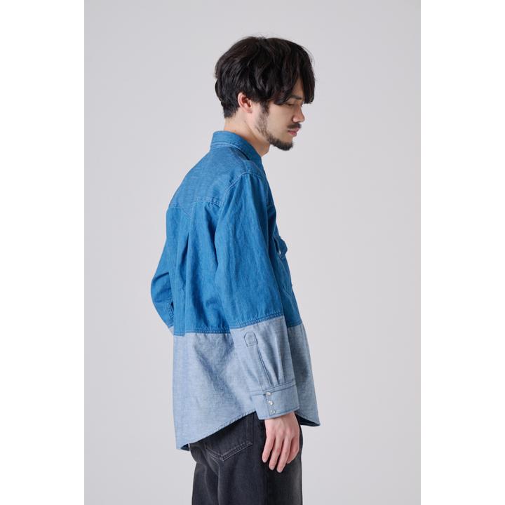 GRADATION DENIM SHIRT
