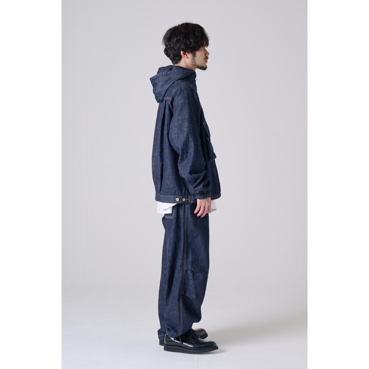 HOODED DENIM BROUSON