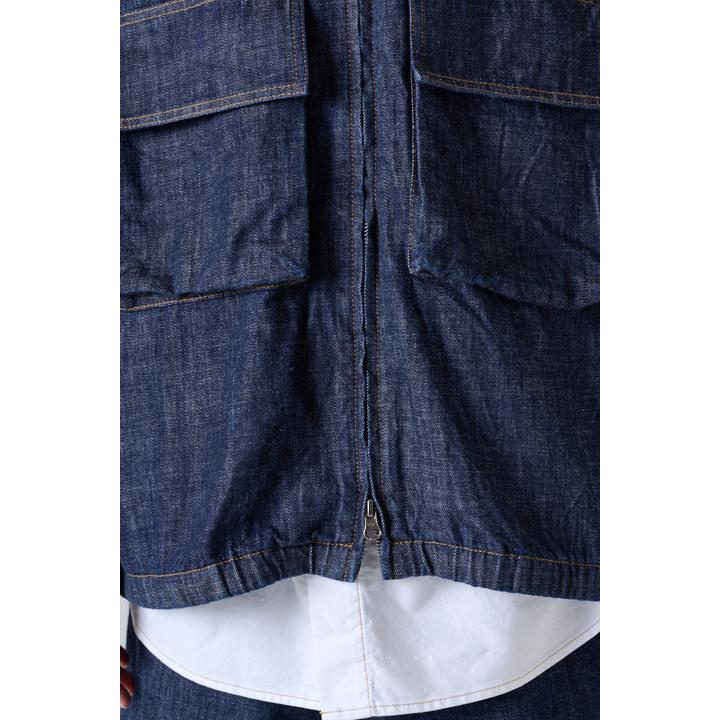 HOODED DENIM BROUSON