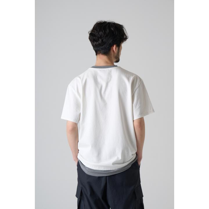 BORDER NECK TEE