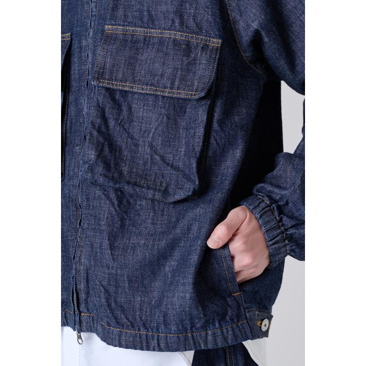 HOODED DENIM BROUSON