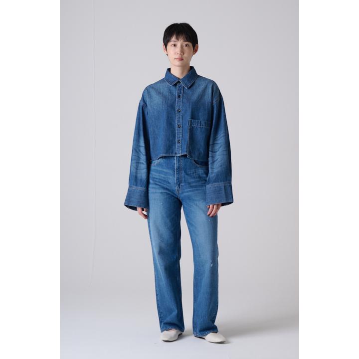 HIGH RISE LOOSE DENIM PT