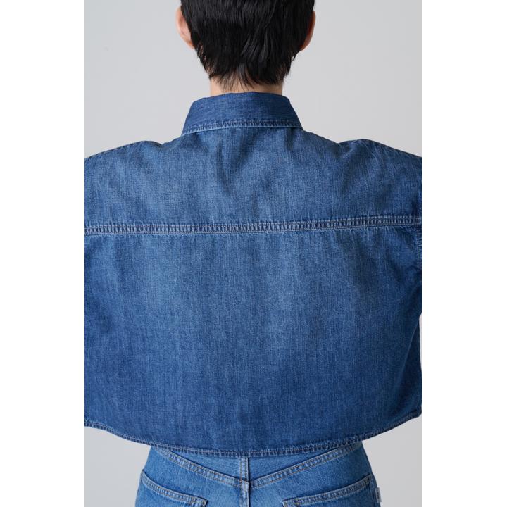 DENIM NECK-TIE SH