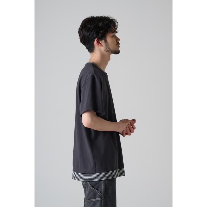 BORDER NECK TEE