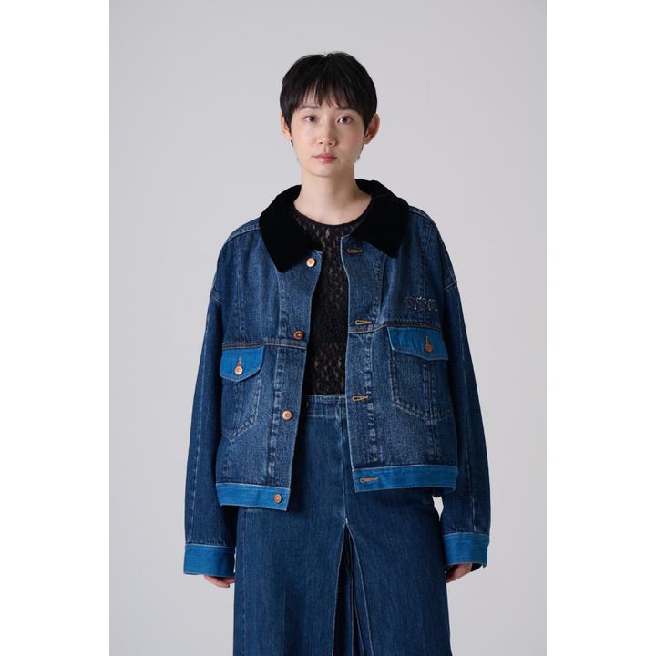 P/W SHORT DENIM JK